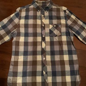Goodale blue/ grey/ brown Casual l/s button down